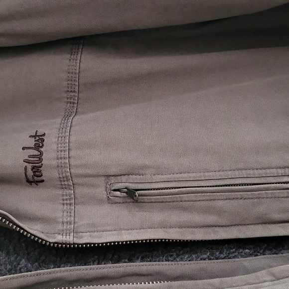 Men's Far West jacket. Heavy cotton canvas with sherpa style fleece . Large - Picture 3 of 8